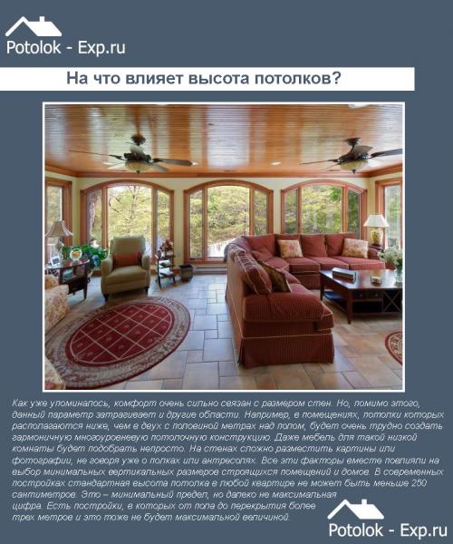 Потолки в квартире высота. Нормативные документы, регламентирующие высоту потолков