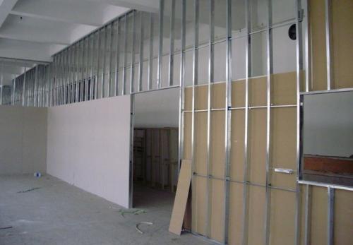 Перегородка из профиля 60х27. Металлический профиль для перегородки из гипсокартона