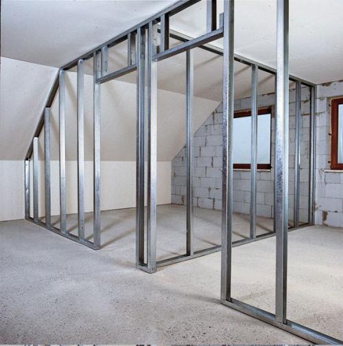 Перегородка из профиля 60х27. Металлический профиль для перегородки из гипсокартона