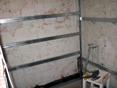 Обшивка стен панелями мдф. Каркасный метод