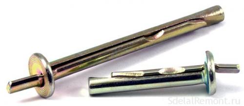 Как и чем крепить профиль для гипсокартона. Что такое дюбель-клин металлический