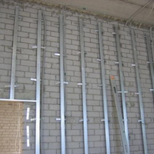 Как и чем крепить профиль для гипсокартона. Что такое дюбель-клин металлический 05