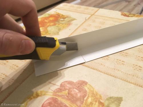 Как клеить ПВХ панели в углах. ПВХ-мозаика