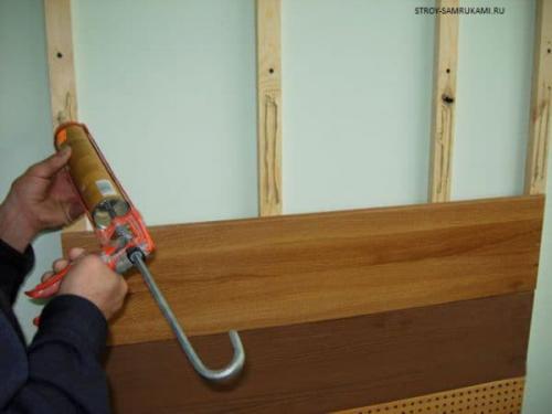 Как крепить панели МДФ к стене без обрешетки. Как крепить деревянные