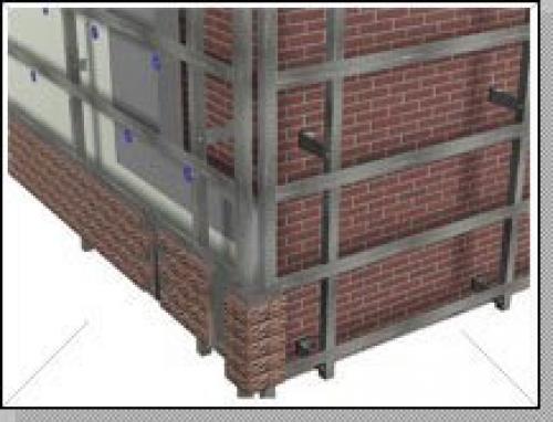 Монтаж фасадных панелей на цоколь. Отделочные работы