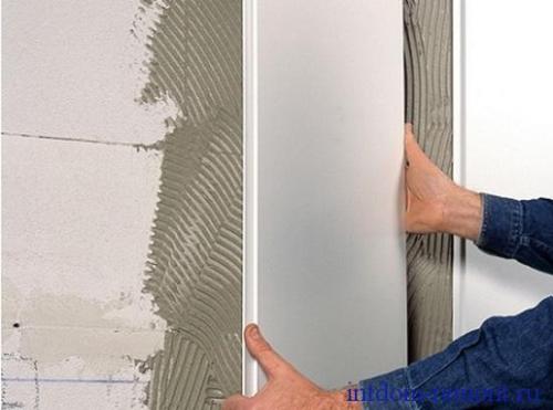 Как крепить панели пвх к стене без обрешетки. Крепление панелей к стене без обрешетки