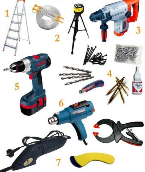 Потолок из пластиковых панелей на кухне. Способ с обрешеткой