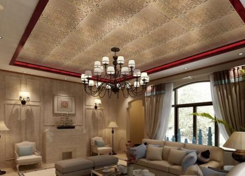 Подвесные потолки для зала. Виды потолков для гостиной