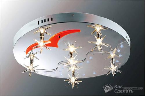 Как крепить люстру к потолку. Как повесить люстру на крюк? 15