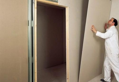 Монтаж гипсокартона без каркаса на деревянную стену. Преимущества монтажа гипсокартона без профиля