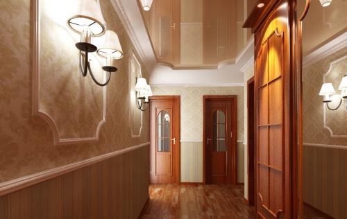 Ремонт потолка в коридоре. Выбираем оформление потолка в коридоре