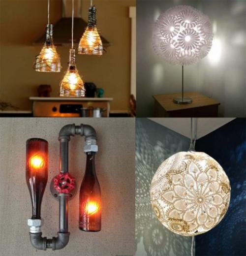 Светильник своими руками пошагово. Как сделать светильник своими руками — простые уроки и идеи
