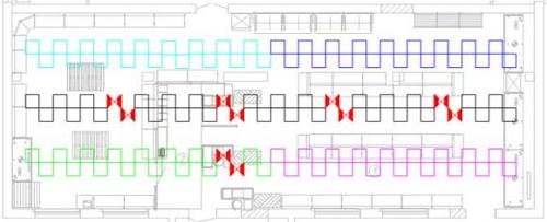 Как расположить светильники Армстронг. Расстановка светильников в подвесном потолке