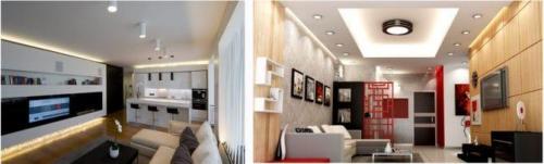 Встроенные светильники в гипсокартон. Метод установки