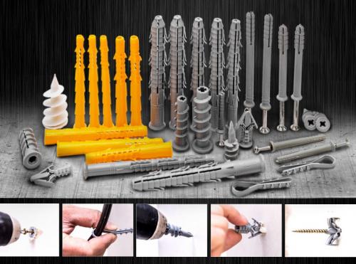 Дюбель для гипсокартона. Как выбрать дюбеля для гипсокартона: основные виды и правила применения дюбеля