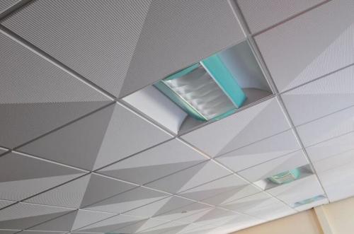 Как резать потолки Армстронг. Расчет потолка Армстронг 09