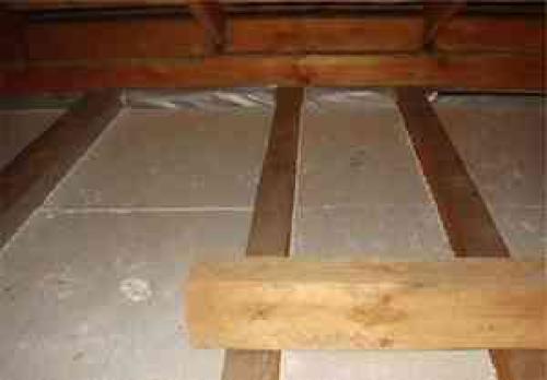 обрешетка потолка под утеплитель