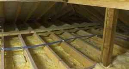 обрешетка потолка под утеплитель