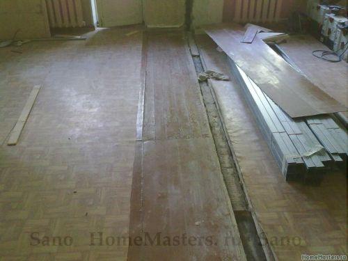 Гипсокартон на деревянный пол. Перегородка ГКЛ и деревянный пол