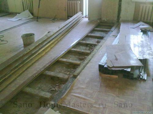 Гипсокартон на деревянный пол. Перегородка ГКЛ и деревянный пол