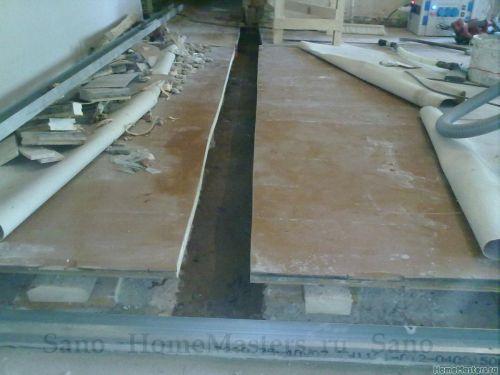 Гипсокартон на деревянный пол. Перегородка ГКЛ и деревянный пол