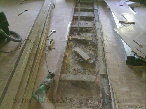 Гипсокартон на деревянный пол. Перегородка ГКЛ и деревянный пол