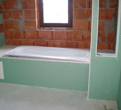 Стены из гипсокартона в санузле. Достоинства материала 01 Стены из гипсокартона в санузле. Достоинства материала 01