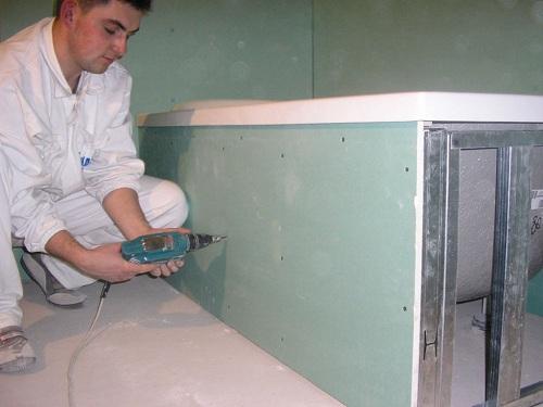 Чем шпаклевать гипсокартон в ванной под плитку. На какой гипсокартон кладут плитку