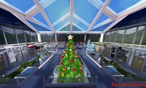 Как сделать стеклянный потолок в симс 4