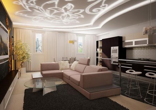 Потолок светованна. Плюсы и минусы натяжного светящегося потолка