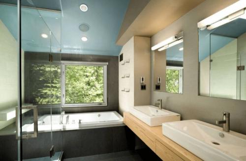 Красивый потолок в ванной. Потолок в ванной —, какой лучше дизайн выбрать и как украсить своими руками (120 фото-идей 2023 года)