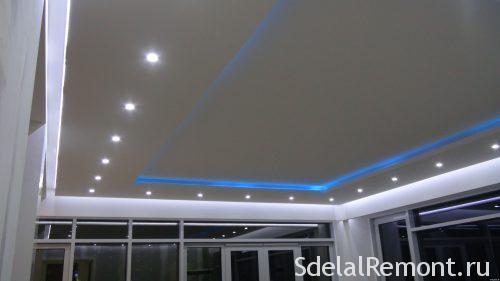 Парящий потолок с подсветкой своими руками. Характеристика парящего потолка