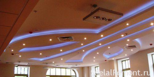 Парящий потолок с подсветкой своими руками. Характеристика парящего потолка