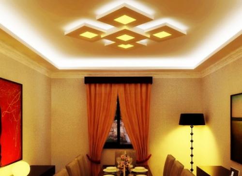 Парящий потолок профиль. Парящий потолок