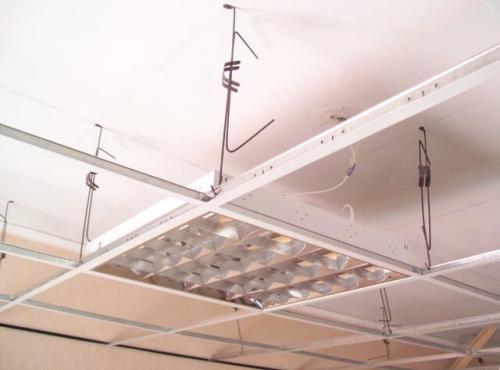 Навесной потолок своими руками. Потолок из гипсокартона 05 Навесной потолок своими руками. Потолок из гипсокартона 05