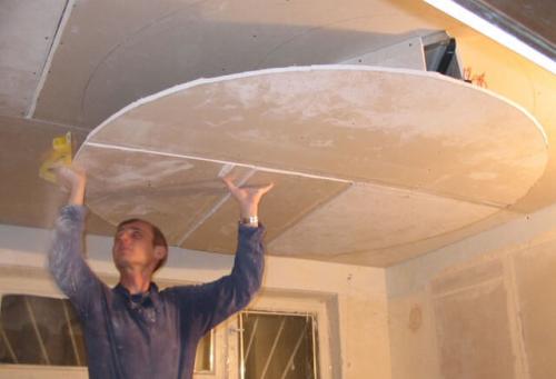 Крепление гипсокартона к потолку на саморезы без каркаса. Варианты выполнения несущего каркаса 12 Крепление гипсокартона к потолку на саморезы без каркаса. Варианты выполнения несущего каркаса 12