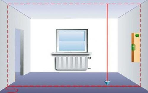 Перегородка из гипсокартона с дверью. Выбор места и проведение разметки