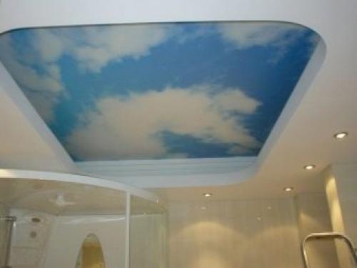 Финальная стадия крепления гипсокартона на потолок. Разметка периметра 10 Финальная стадия крепления гипсокартона на потолок. Разметка периметра 10