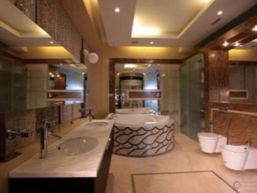 Финальная стадия крепления гипсокартона на потолок. Разметка периметра 09 Финальная стадия крепления гипсокартона на потолок. Разметка периметра 09