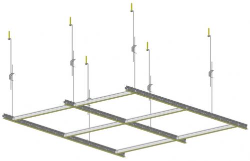 Составляющие потолка армстронг. Устройство навесного потолка «Армстронг»