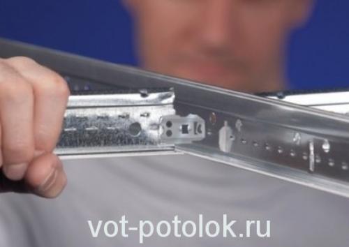 Крепление армстронга к потолку. Технология установки