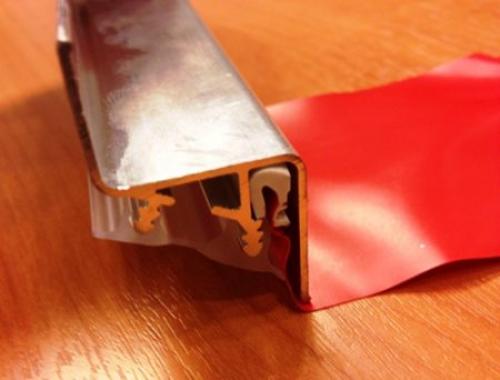 Парящий профиль для натяжного потолка. Виды профиля для возведения конструкции