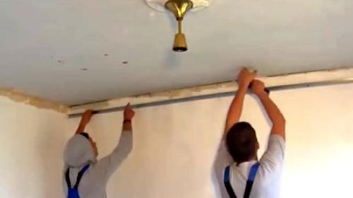 Потолок из гипсокартона одноуровневый. Как сделать потолки из гипсокартона для зала своими руками