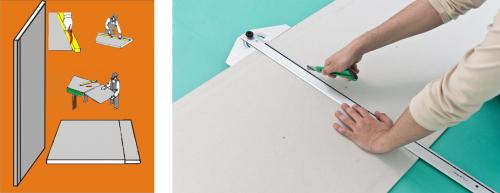 Подшивной потолок из гипсокартона на прямых подвесах. Установка многоуровневого каркаса