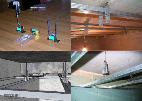 Расстояние между прямыми соединителями для гипсокартона. Через какое расстояние ставить профиль под гипсокартон