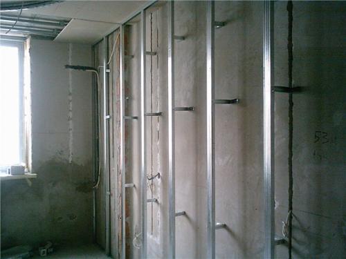 Расстояние между прямыми соединителями для гипсокартона. Через какое расстояние ставить профиль под гипсокартон