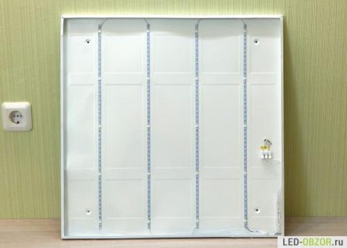 Обзор светодиодного светильника армстронг 595х595 за 700 руб. Индекс цветопередачи светодиодных светильников армстронг