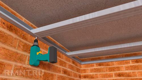 Необходимое расстояние между профилями под гипсокартоном. Как установить направляющие? 09 Необходимое расстояние между профилями под гипсокартоном. Как установить направляющие? 09