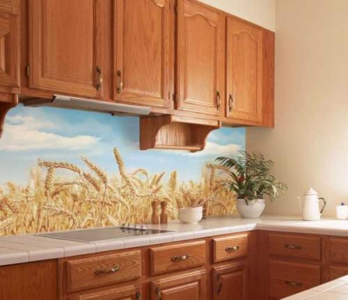 Как крепить панель пвх на кухне. Разновидности кухонных фартуков