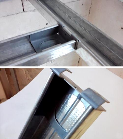 Соединение для профиля. Способы соединения